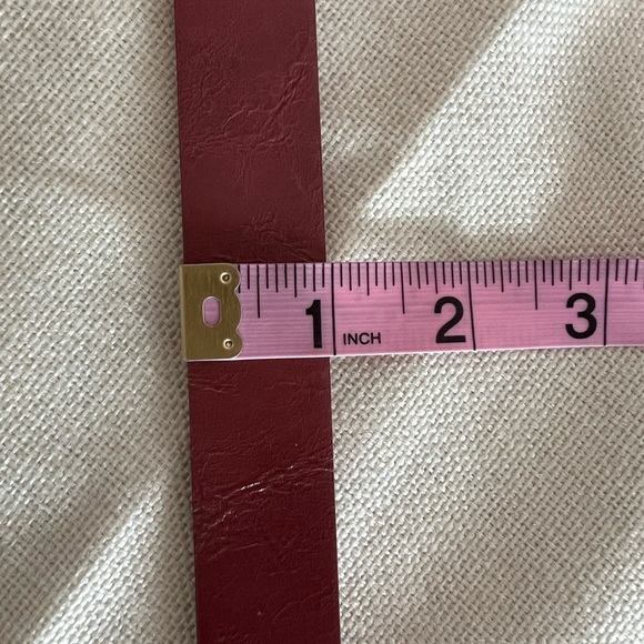 Universa Thread Night Burgundy Belt (Size Small) NWT - Picture 6 of 9